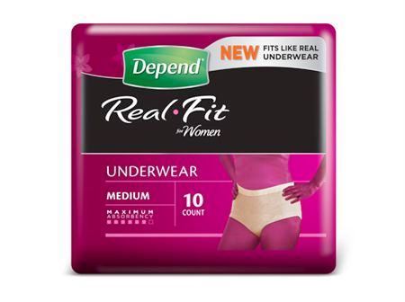 תחתון סופג לנשים שקמה DEPEND REAL FIT